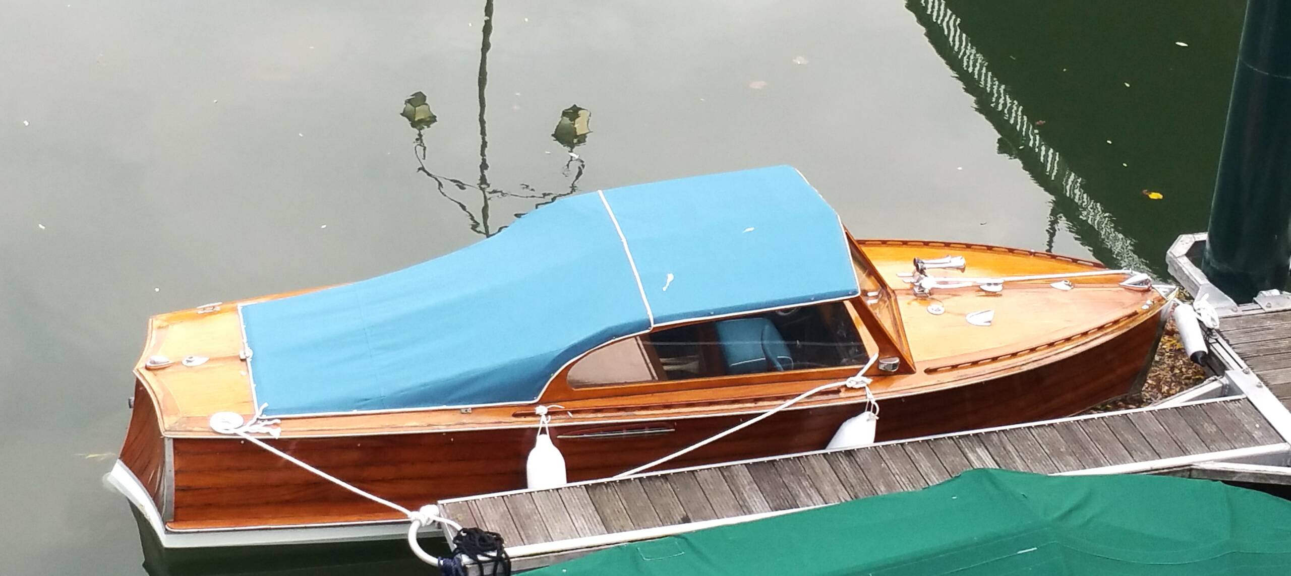 Tauds de cockpit sunbrella + Celestial bateau bois